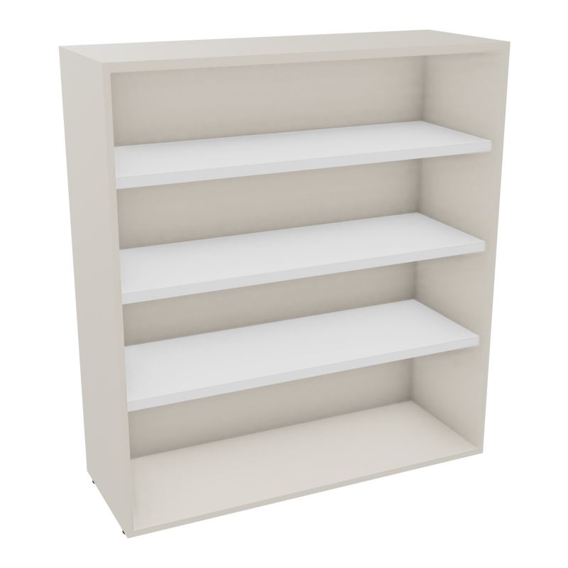 ARMAND BIBLIO MELA L1200 H1335 P432 TOP ASSORTI AU CORPS 3 TABLETTES