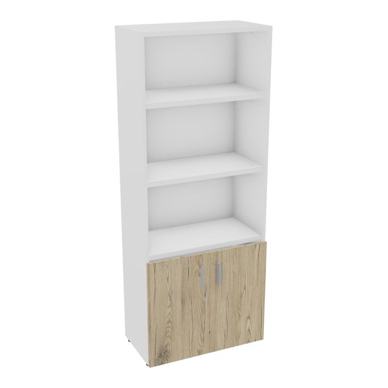 ARMAND BIBLIO 2PB L800 H2021 P432 TOP ASSORTI CORPS MELA -1/3 PTE BATT.SOFT CLOS