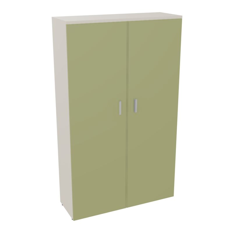 ARMOIRE ARMAND 2PTES BATTANTES H2021 L1200 P432 4 TABLETTES N5 R7 SB