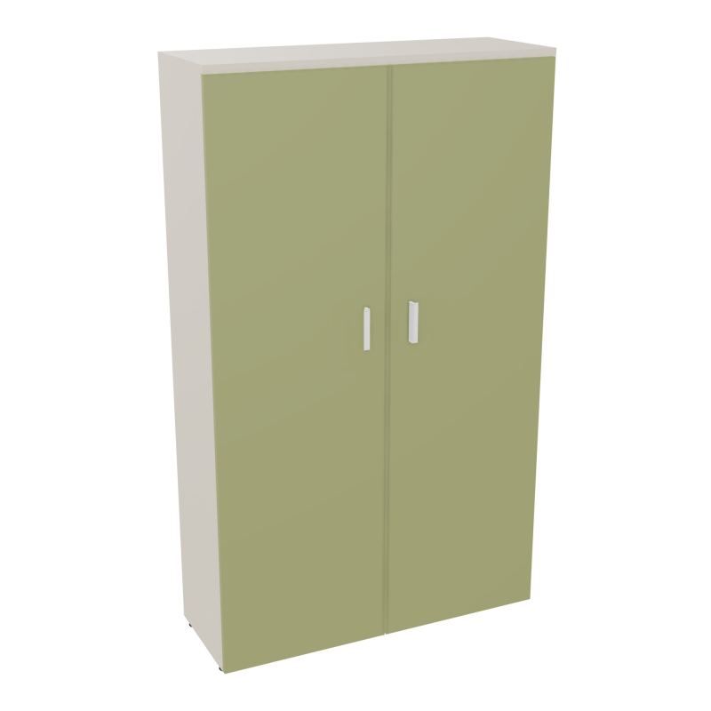 ARMOIRE ARMAND 2PTES BATTANTES H2021 L1200 P432 4 TABLETTES N5 R7 SO