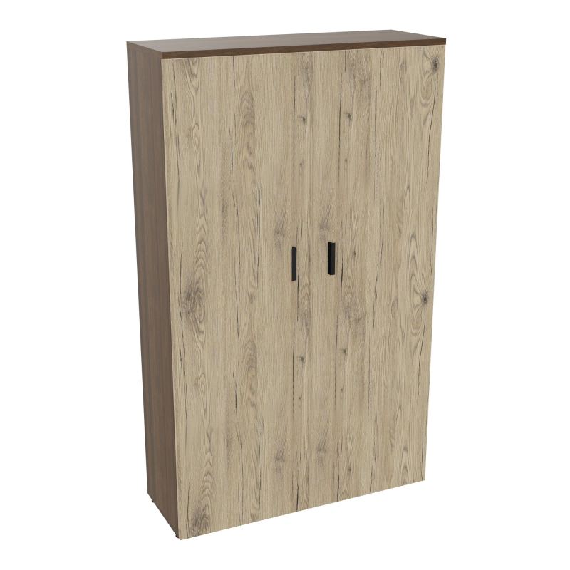 ARMOIRE ARMAND 2PTES BATTANTES H2021 L1200 P432 4 TABLETTESN6 R3 SG