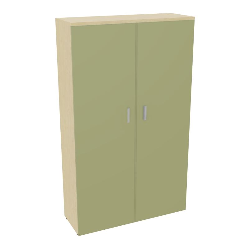 ARMOIRE ARMAND 2PTES BATTANTES H2021 L1200 P432 4 TABLETTES N8 R7 SB