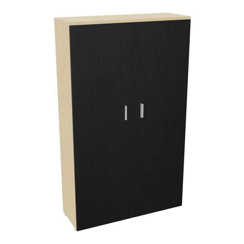 ARMOIRE ARMAND 2PTES BATTANTES H2021 L1200 P432 4 TABLETTES N8 RK SB