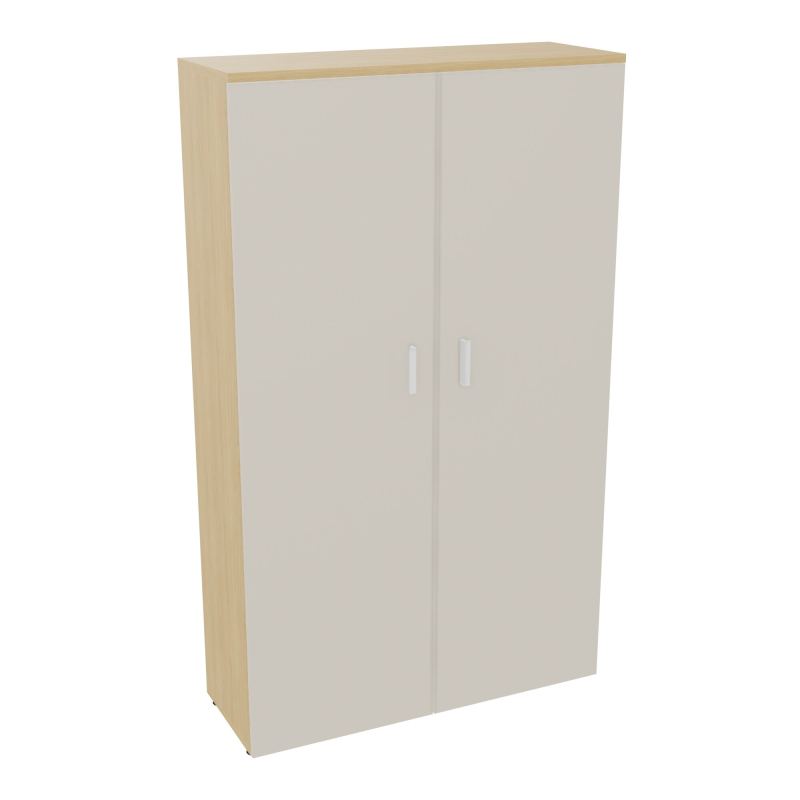 ARMOIRE ARMAND 2PTES BATTANTES H2021 L1200 P432 4 TABLETTES R1 N5 SO