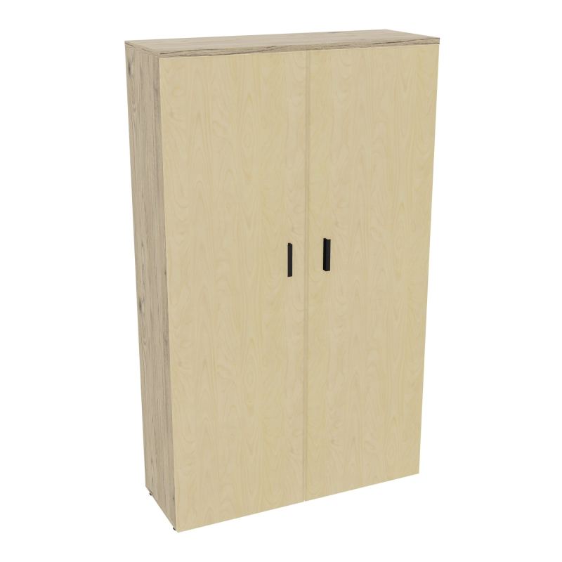 ARMOIRE ARMAND 2PTES BATTANTES H2021 L1200 P432 4 TABLETTESR3 N8 SG