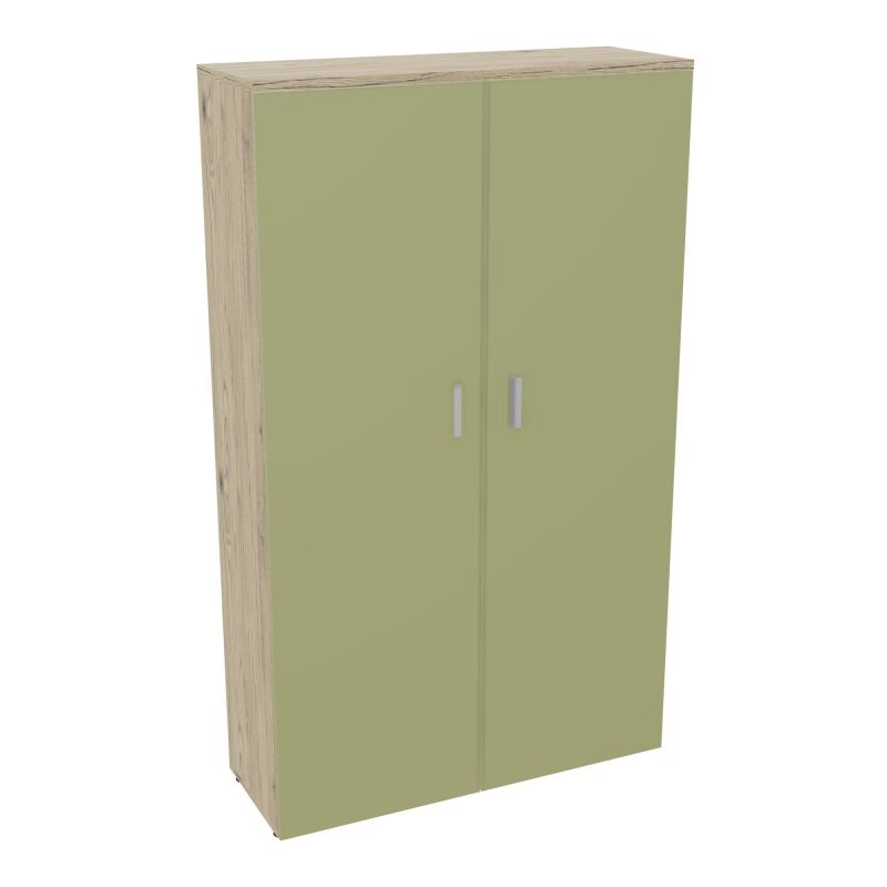 ARMOIRE ARMAND 2PTES BATTANTES H2021 L1200 P432 4 TABLETTES R3 R7 SB