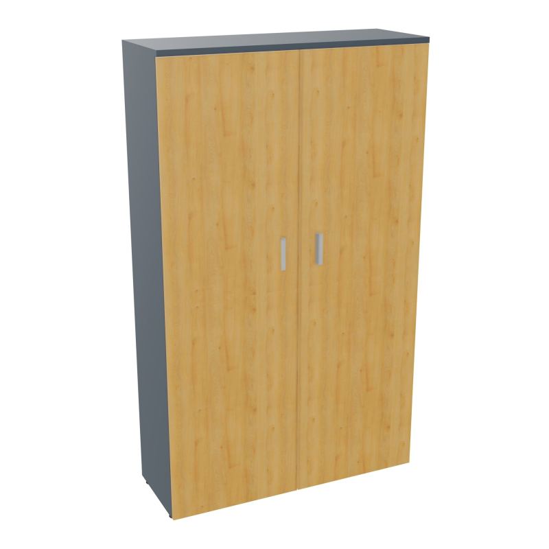 ARMOIRE ARMAND 2PTES BATTANTES H2021 L1200 P432 4 TABLETTES R6 R5 SB