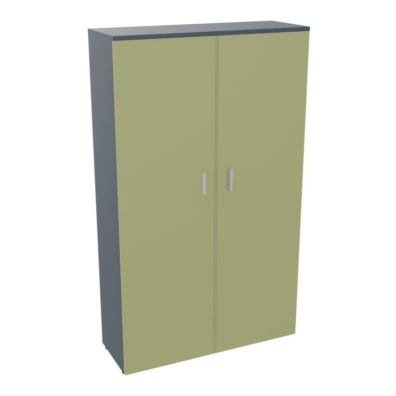 ARMOIRE ARMAND 2PTES BATTANTES H2021 L1200 P432 4 TABLETTES R6 R7 SB