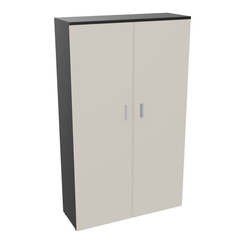 ARMOIRE ARMAND 2PTES BATTANTES H2021 L1200 P432 4 TABLETTES R9 N5 SB