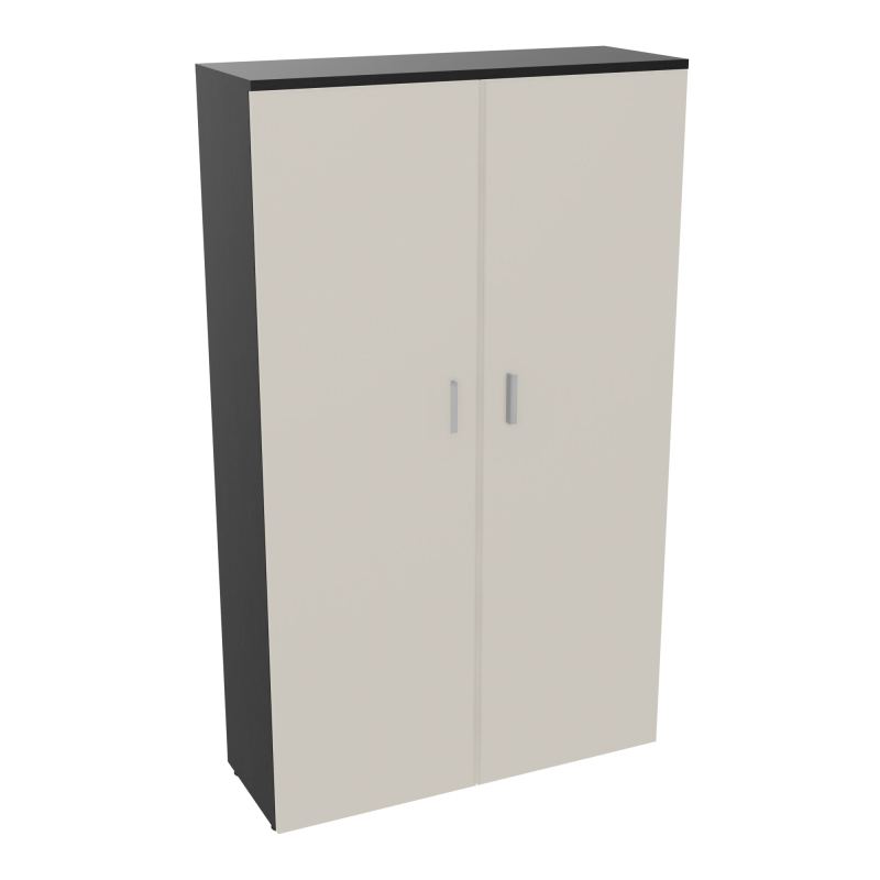 ARMOIRE ARMAND 2PTES BATTANTES H2021 L1200 P432 4 TABLETTES RK N5 SB