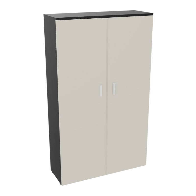 ARMOIRE ARMAND 2PTES BATTANTES H2021 L1200 P432 4 TABLETTES RK N5 SO