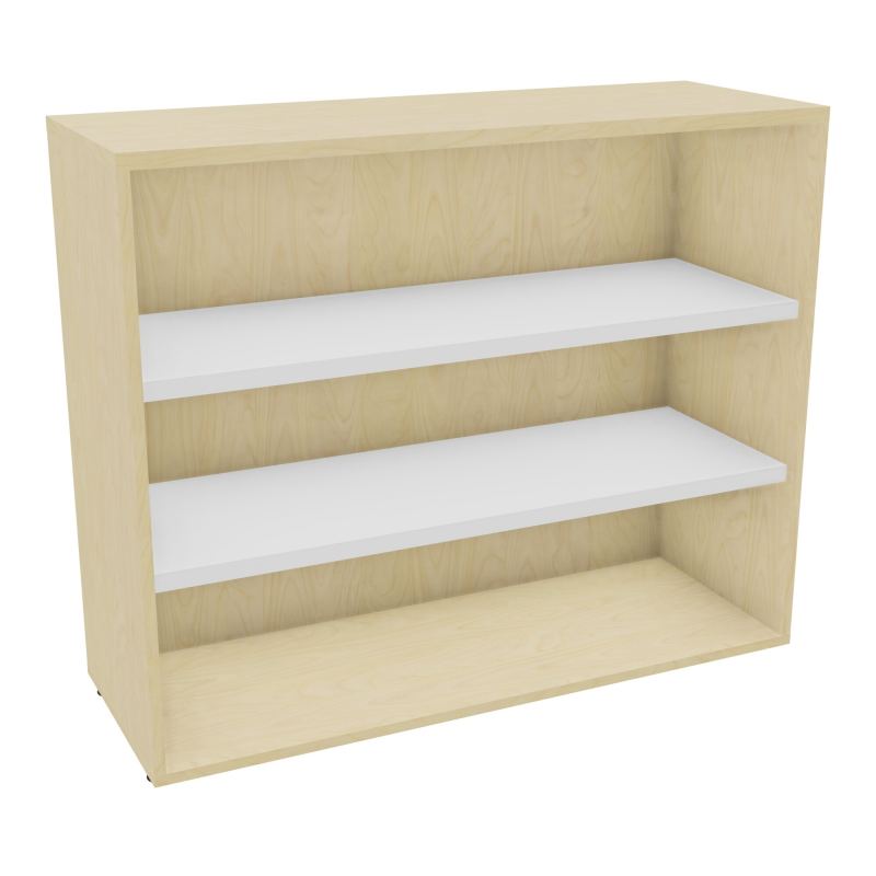 ARMAND BIBLIO MELA L1200 H1000 P432 TOP ASSORTI AU CORPS 2 TABLETTES N8