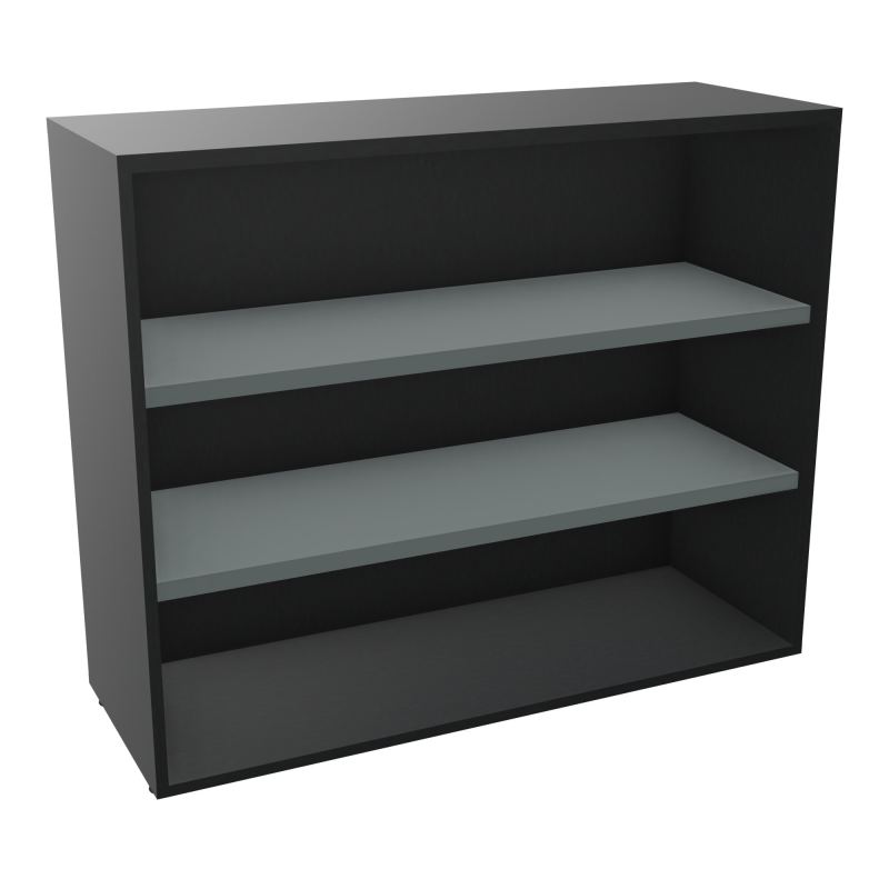ARMAND BIBLIO MELA L1200 H1000 P432 TOP ASSORTI AU CORPS 2 TABLETTES R9