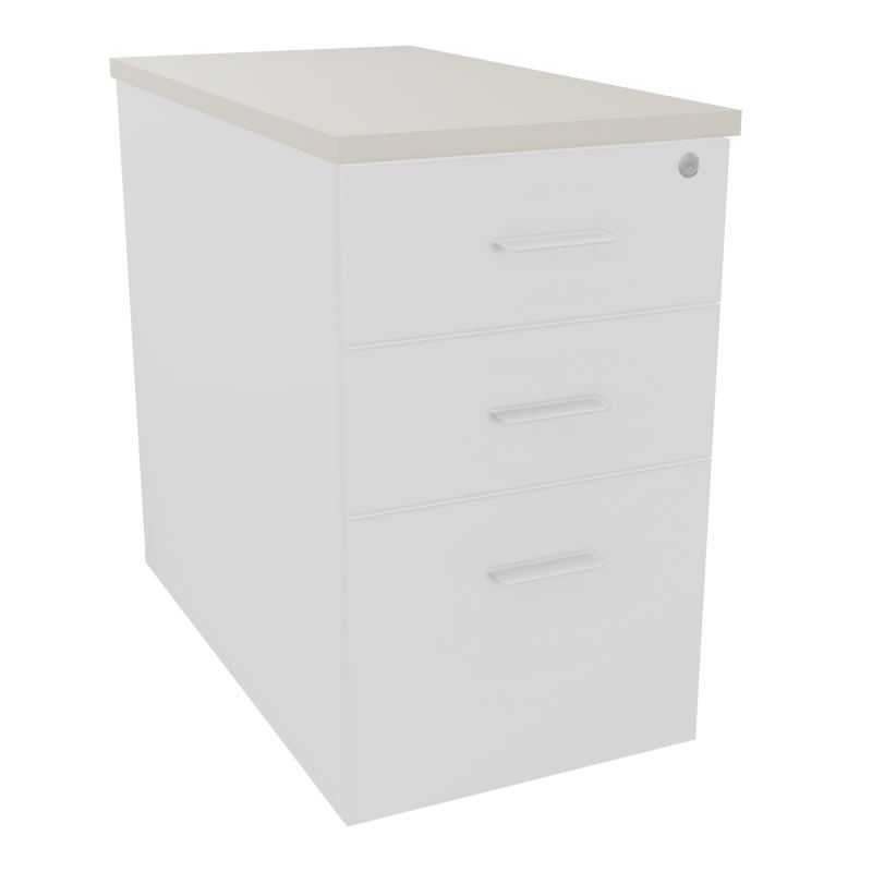 EXTENSION SUR CAISSON HAUTEUR P80XL43,2 cm - 3 TIROIRS DONT 1DS TOP EP25MM MG N5 SO