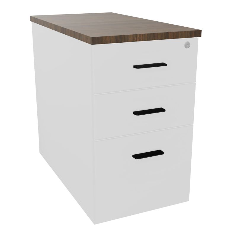 EXTENSION SUR CAISSON HAUTEUR P80XL43,2 cm - 3 TIROIRS DONT 1DS TOP EP25MM MG N6 SG