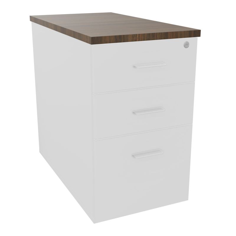 EXTENSION SUR CAISSON HAUTEUR P80XL43,2 cm - 3 TIROIRS DONT 1DS TOP EP25MM MG N6 SO