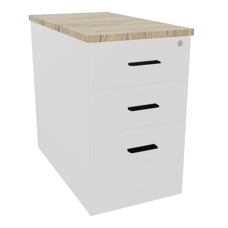 EXTENSION SUR CAISSON HAUTEURP80XL43,2 cm - 3 TIROIRS DONT 1DS TOP EP25MM MG R3 SG