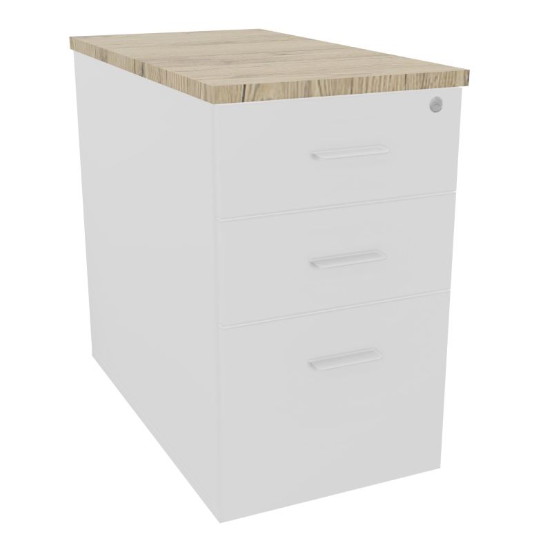 EXTENSION SUR CAISSON HAUTEURP80XL43,2 cm - 3 TIROIRS DONT 1DS TOP EP25MM MG R3 SO