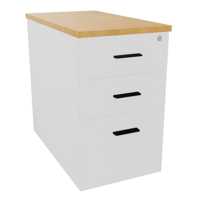 EXTENSION SUR CAISSON HAUTEUR P80XL43,2 cm - 3 TIROIRS DONT 1DS TOP EP25MM MG R5 SG