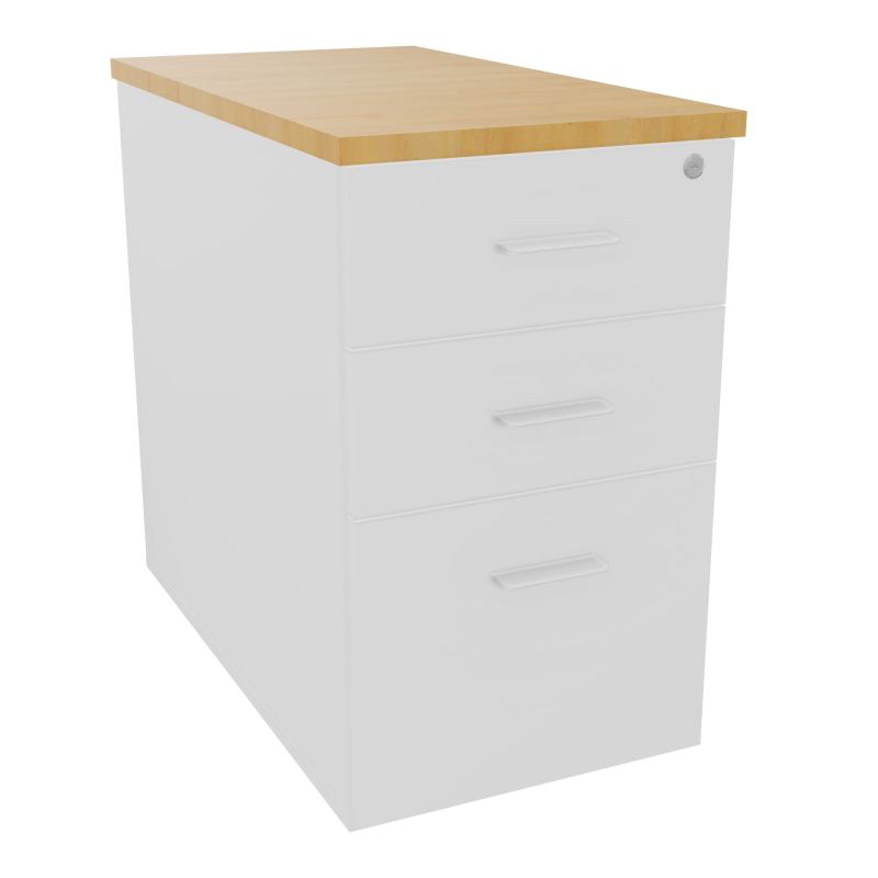 EXTENSION SUR CAISSON HAUTEUR P80XL43,2 cm - 3 TIROIRS DONT 1DS TOP EP25MM MG R5 SO