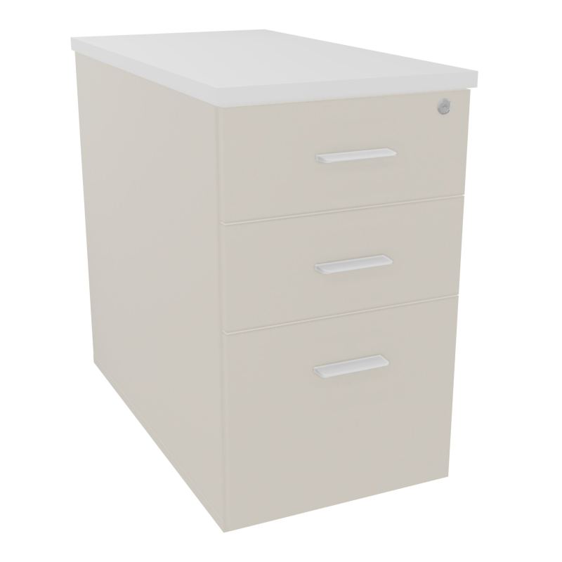 EXTENSION SUR CAISSON HAUTEUR P80XL43,2 cm - 3 TIROIRS DONT 1DS TOP EP25MM N5 MG SO
