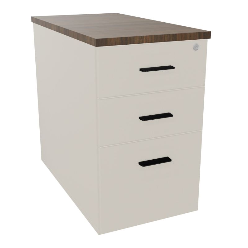 EXTENSION SUR CAISSON HAUTEUR P80XL43,2 cm - 3 TIROIRS DONT 1DS TOP EP25MM N5 N6 SG