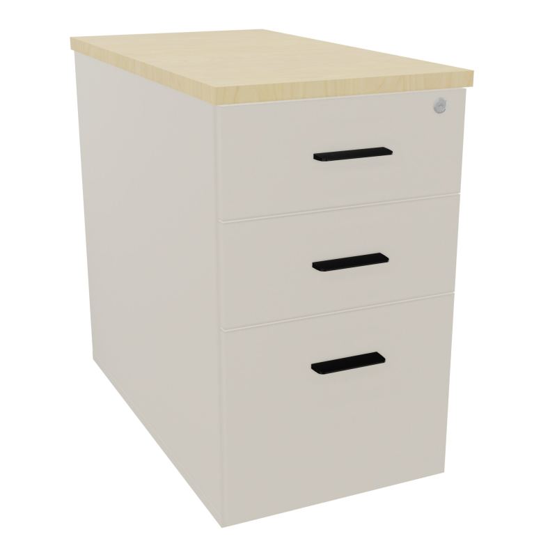 EXTENSION SUR CAISSON HAUTEUR P80XL43,2 cm - 3 TIROIRS DONT 1DS TOP EP25MM N5 N8 SG