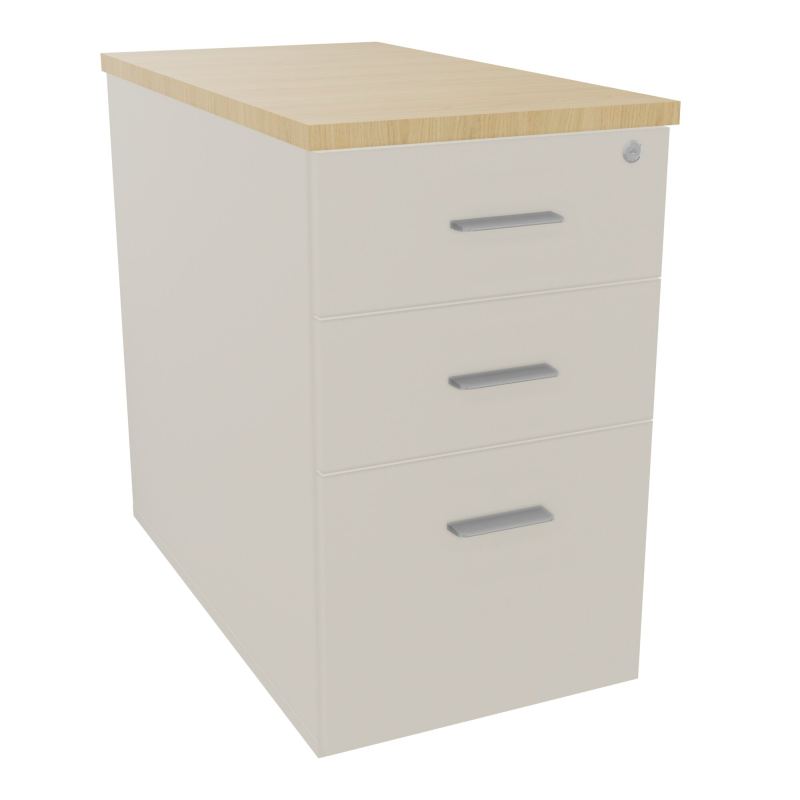 EXTENSION SUR CAISSON HAUTEUR P80XL43,2 cm - 3 TIROIRS DONT 1DS TOP EP25MM N5 R1 SB