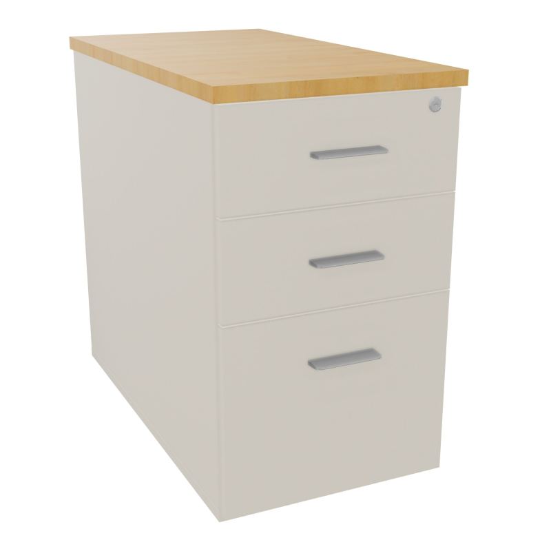 EXTENSION SUR CAISSON HAUTEUR P80XL43,2 cm - 3 TIROIRS DONT 1DS TOP EP25MM N5 R5 SB