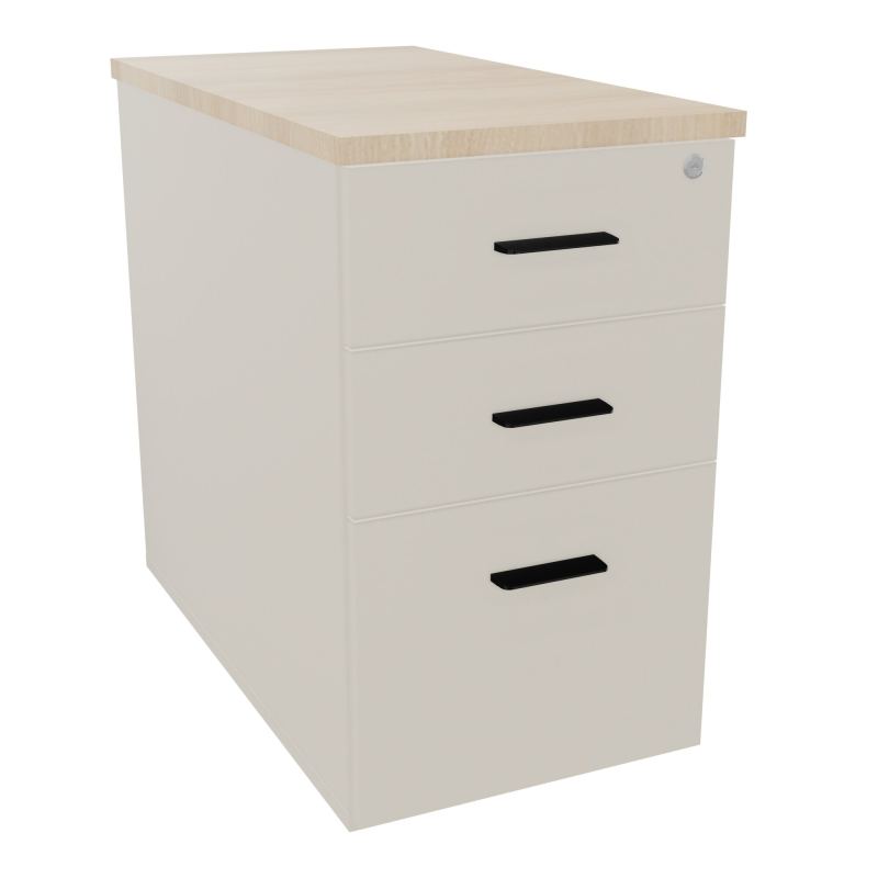 EXTENSION SUR CAISSON HAUTEUR P80XL43,2 cm - 3 TIROIRS DONT 1DS TOP EP25MM N5 RZ SG