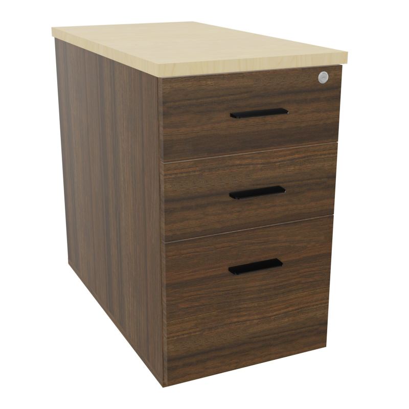 EXTENSION SUR CAISSON HAUTEUR P80XL43,2 cm - 3 TIROIRS DONT 1DS TOP EP25MM N6 N8 SG