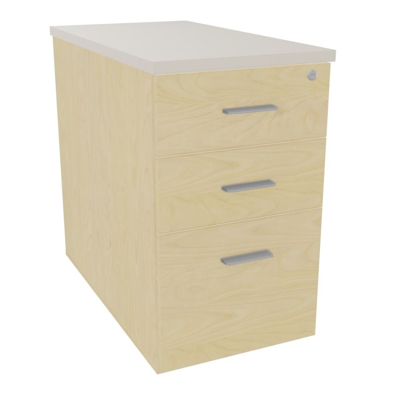 EXTENSION SUR CAISSON HAUTEUR P80XL43,2 cm - 3 TIROIRS DONT 1DS TOP EP25MM N8 N5 SB