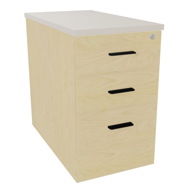 EXTENSION SUR CAISSON HAUTEUR P80XL43,2 cm - 3 TIROIRS DONT 1DS TOP EP25MM N8 N5 SG