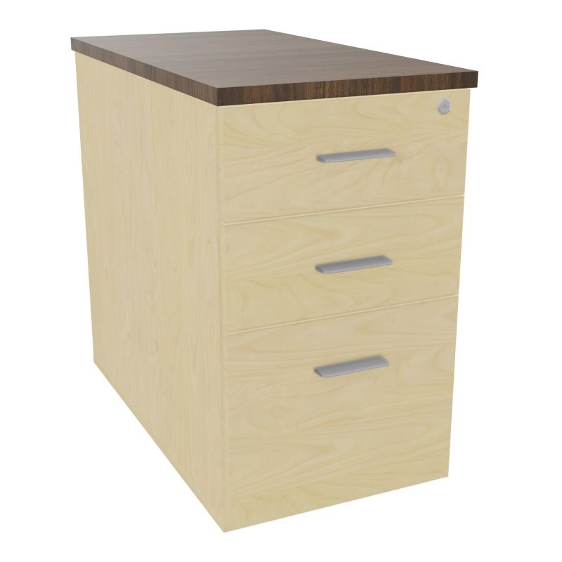 EXTENSION SUR CAISSON HAUTEUR P80XL43,2 cm - 3 TIROIRS DONT 1DS TOP EP25MM N8 N6 SB