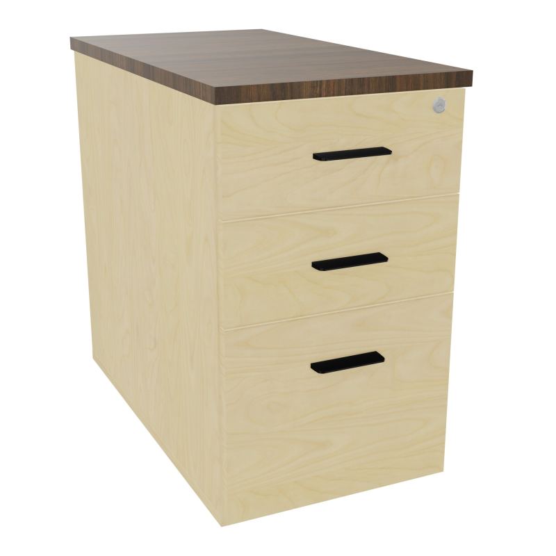 EXTENSION SUR CAISSON HAUTEUR P80XL43,2 cm - 3 TIROIRS DONT 1DS TOP EP25MM N8 N6 SG
