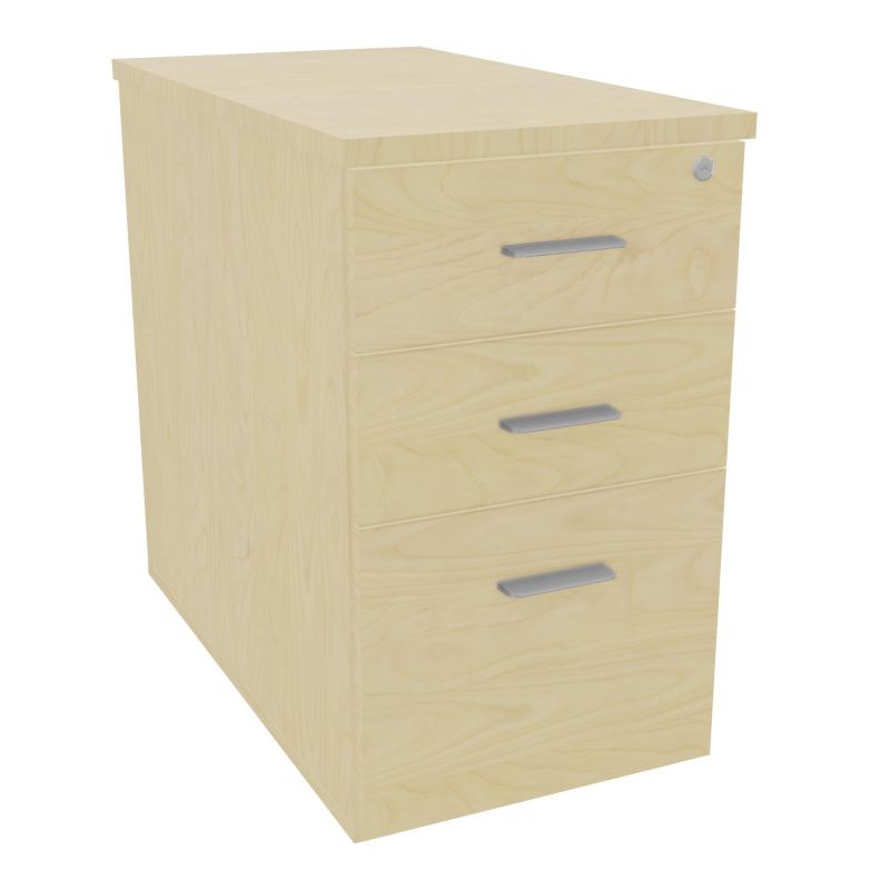 EXTENSION SUR CAISSON HAUTEUR P80XL43,2 cm - 3 TIROIRS DONT 1DS TOP EP25MM N8 N8 SB