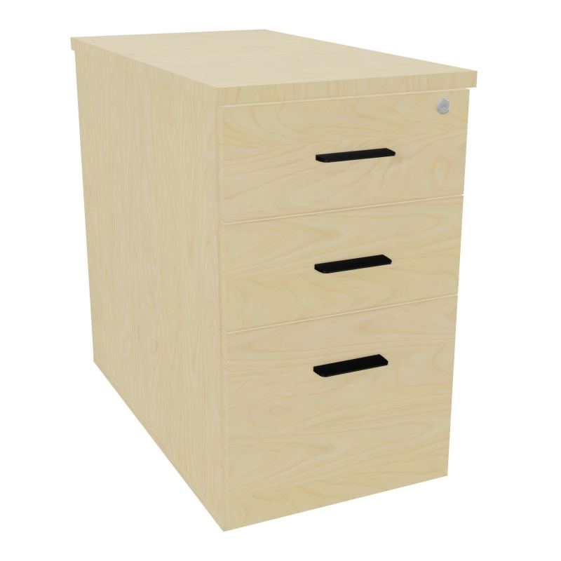 EXTENSION SUR CAISSON HAUTEUR P80XL43,2 cm - 3 TIROIRS DONT 1DS TOP EP25MM N8 N8 SG