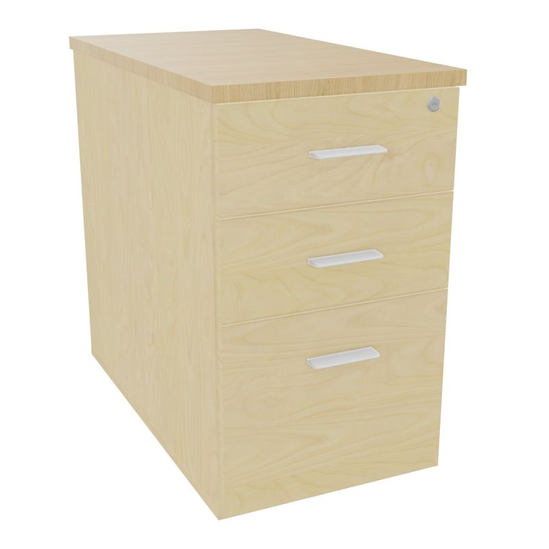 EXTENSION SUR CAISSON HAUTEUR P80XL43,2 cm - 3 TIROIRS DONT 1DS TOP EP25MM N8 R1 SO