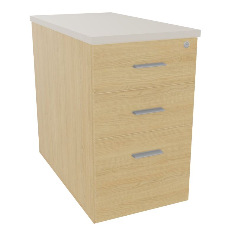 EXTENSION SUR CAISSON HAUTEUR P80XL43,2 cm - 3 TIROIRS DONT 1DS TOP EP25MM R1 N5 SB