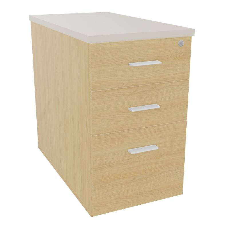 EXTENSION SUR CAISSON HAUTEUR P80XL43,2 cm - 3 TIROIRS DONT 1DS TOP EP25MM R1 N5 SO