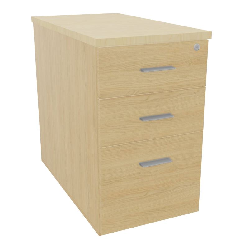 EXTENSION SUR CAISSON HAUTEUR P80XL43,2 cm - 3 TIROIRS DONT 1DS TOP EP25MM R1 N8 SB