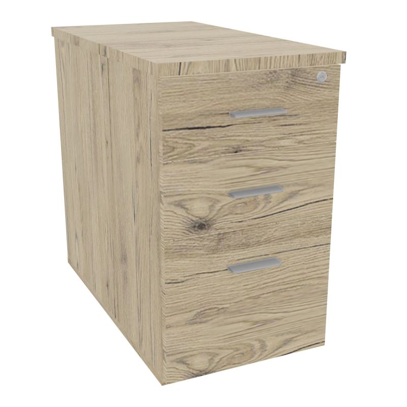 EXTENSION SUR CAISSON HAUTEURP80XL43,2 cm - 3 TIROIRS DONT 1DS TOP EP25MM R3 R3 SB
