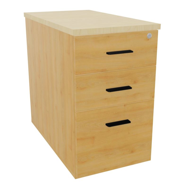 EXTENSION SUR CAISSON HAUTEUR P80XL43,2 cm - 3 TIROIRS DONT 1DS TOP EP25MM R5 N8 SG