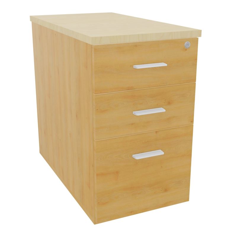 EXTENSION SUR CAISSON HAUTEUR P80XL43,2 cm - 3 TIROIRS DONT 1DS TOP EP25MM R5 N8 SO