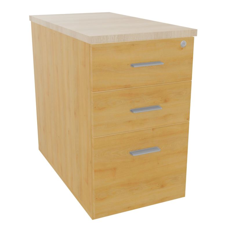 EXTENSION SUR CAISSON HAUTEUR P80XL43,2 cm - 3 TIROIRS DONT 1DS TOP EP25MM R5 RZ SB