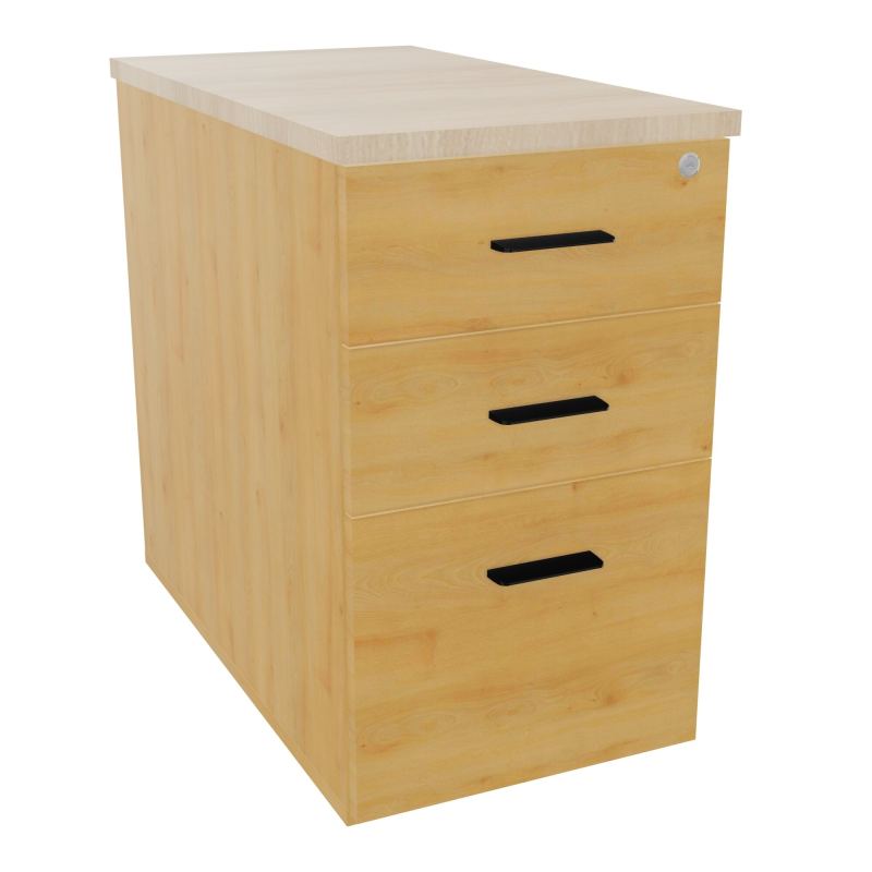 EXTENSION SUR CAISSON HAUTEUR P80XL43,2 cm - 3 TIROIRS DONT 1DS TOP EP25MM R5 RZ SG