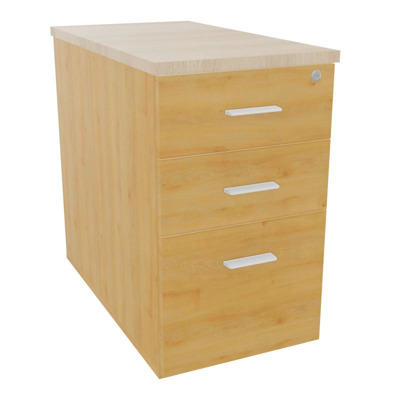 EXTENSION SUR CAISSON HAUTEUR P80XL43,2 cm - 3 TIROIRS DONT 1DS TOP EP25MM R5 RZ SO