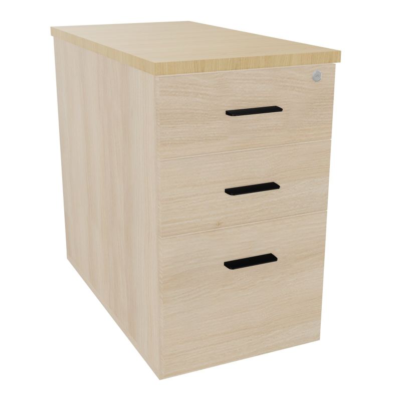 EXTENSION SUR CAISSON HAUTEUR P80XL43,2 cm - 3 TIROIRS DONT 1DS TOP EP25MM RZ R1 SG