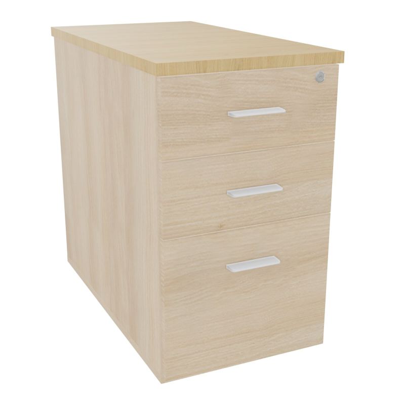EXTENSION SUR CAISSON HAUTEUR P80XL43,2 cm - 3 TIROIRS DONT 1DS TOP EP25MM RZ R1 SO