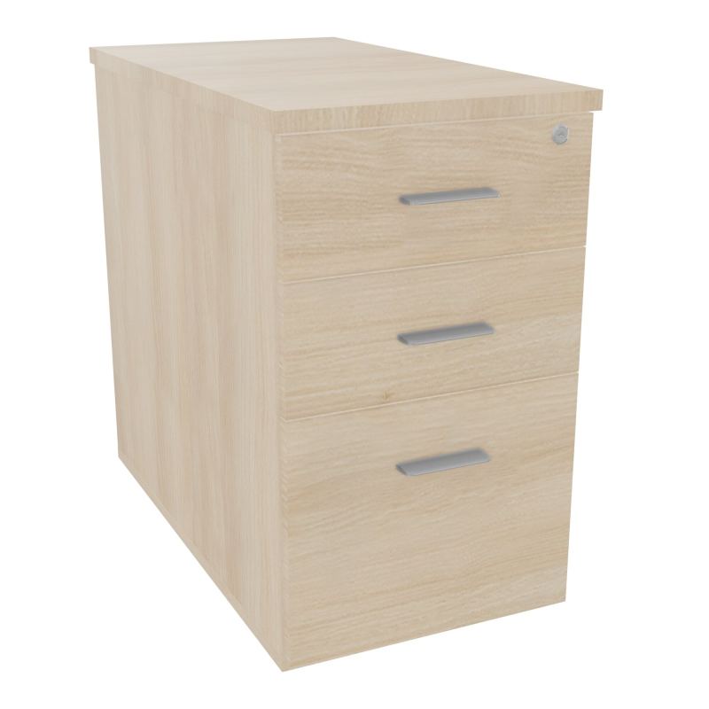 EXTENSION SUR CAISSON HAUTEUR P80XL43,2 cm - 3 TIROIRS DONT 1DS TOP EP25MM RZ RZ SB